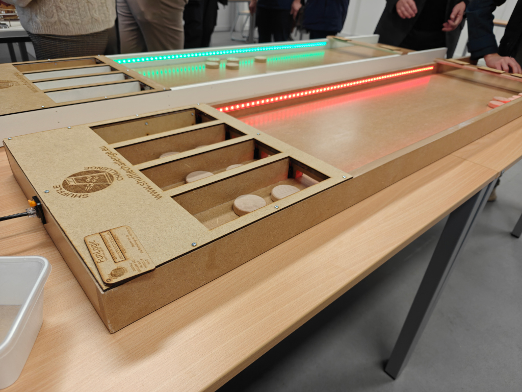 Screenshot/photograph of ShuffleChallenge